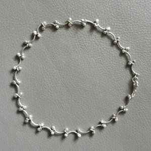 Sterling Silver Choker Necklace